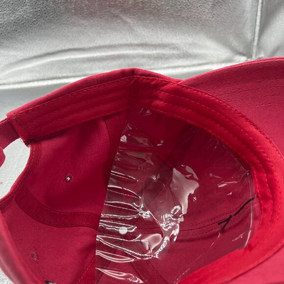 Chrome Hearts Red Ripped Adjustable Baseball Cap - Picture 5 of 6